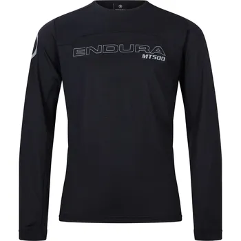 cyklistický dres Endura dětský dres MT500 Burner s dlouhým rukávem Černá - vel. 11-12yrs r.24