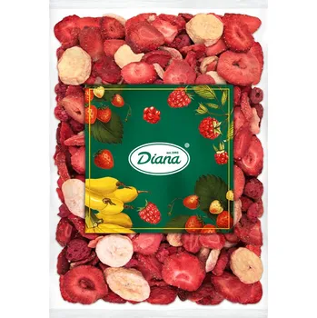 Sušená potravina Diana Company Ovocná směs lyofilizovaná (banán, jahoda, malina) 500g