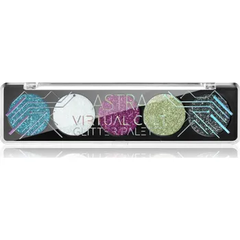 Paletka dekorativní kosmetiky Astra Make-up Virtual Cult paletka očních stínů odstín 04 Tokyo Paradigm 4 g