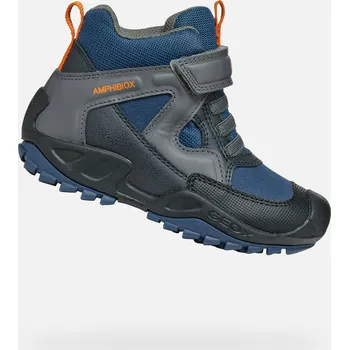 Chlapecké tenisky Geox Chlapecké Modrá chlapecká kotníková obuv Geox Nesavage A Modrá 24 (3000892)