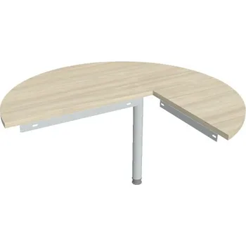 Psací stůl Stůl jednací levý GP 22 L N - AKÁT , ŠEDÁ Ral 9006