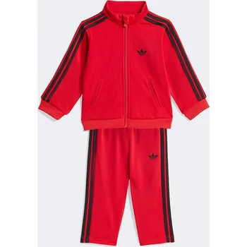 Dětská tepláková souprava adidas Originals KD1008 červená 33X, vel. 74