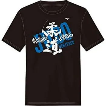 Mizuno krátké tričko Heritage, černé M