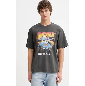 Pánské tričko Bavlněné tričko Dickies DK0A89FGBLK1 šedá 90X, vel. XS