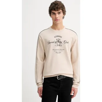 Dámská mikina Bavlněná mikina Iceberg E033.6341 béžová 80X, vel. L