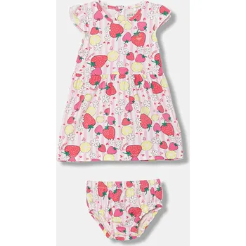 Dámské šaty Kojenecké šaty Guess 2-pack A6GK04.K6YW4.PPY2.M růžová 30X, vel. 88-96