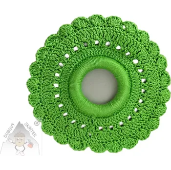 Velikonoční dekorace Dubový skřítek Háčkovaná dečka Zelené kouzlo – jemná krása pro váš stůl