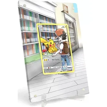 Obal na kartičku Akrylové pouzdro s rozšířenou ilustrací Pokemon Pikachu 241 (s akrylovým stojánkem)