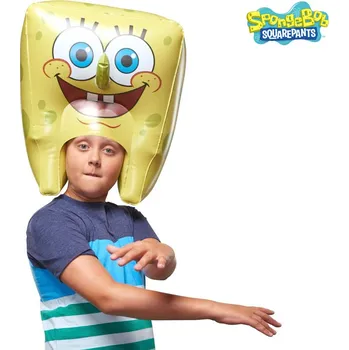 Party dekorace SpongeBob Nafukovací SpongeBob na hlavu 53 cm