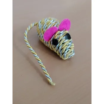 Hračka pro kočku Hračka pro kočky myš 3120 Twisty žlutá