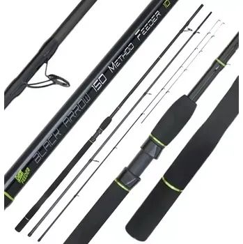 Rybářský prut SENSAS - Prut Black Arrow Method Feeder 150 3,6 m 70 g 3 díly