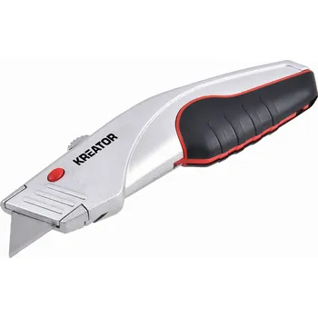 Pracovní nůž Pracovní nůž ze slitiny hliníku plus 3 náhradní nože - HIGH QUALITY KREATOR KRTH00206