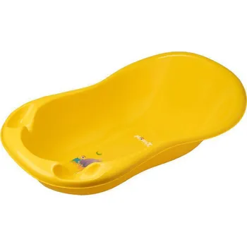 koupací vanička Tega baby Vanička s výpustí 86 cm Monsters Žlutá