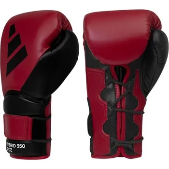 Boxerské rukavice Adidas boxerské rukavice Hybrid 350, červeno-černé 14 OZ