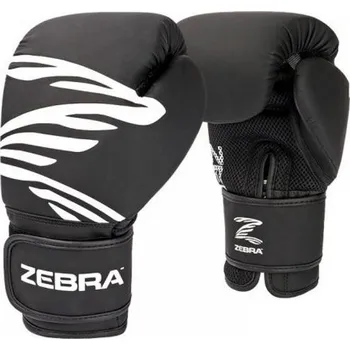 Boxerské rukavice Zebra boxerské rukavice Fitness, černé 12 OZ