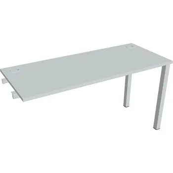 Psací stůl Stůl pracovní úzký UE 1400 R řetízící rovné - ŠEDÁ , ŠEDÁ