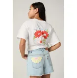Dětské tričko Levi's LEVIS FLORAL OVERSIZED TEE 4EP700 bílá 00X, vel. 158