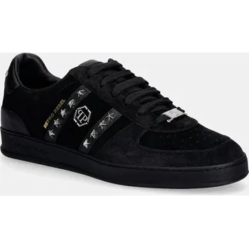 Pánské tenisky Semišové tenisky Philipp Plein Low-Top Retro Rebel USC0911.PLE009N.0202 černá 99X, EUR 41