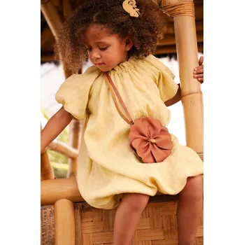 Kabelka Dětská kožená kabelka Donsje Toto Purse Hibiscus 5003050 hnědá 82X, vel. ONE SIZE