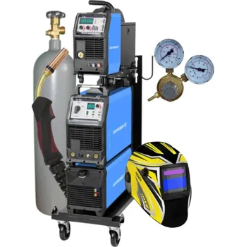 Svářečka Kühtreiber MAKin 400 S Double Pulse-Kompletní sestava + Hořák + Kukla + R. ventil + Plná Co2 Láhev