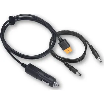 Napájecí kabel EcoFlow XT60 kabel pro nabíjení v autě 1,5m + kabel DC5521 - 5525 (výhodný set)