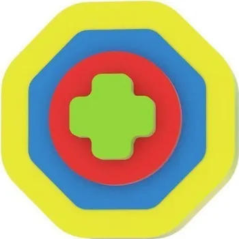 Puzzle Moje první puzzle - Tvary osmiúhelník/žlutá