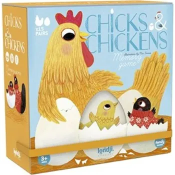Pexeso LONDJI Pexeso Slepice a kuřátka