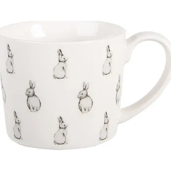 Porcelánový hrnek s králíčky Bunny Buddies - 12*8*7 cm / 275 ml