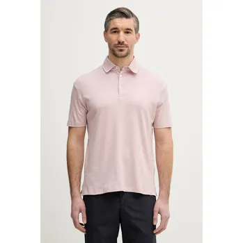 Pánské tričko Polo tričko Paul&Shark 26411253 růžová 34X, vel. XL