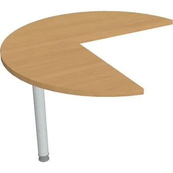 Psací stůl Stůl přídavný levý FP 21 L - BUK , ŠEDÁ Ral 9006