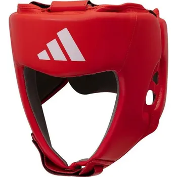 Chránič hlavy na box a bojový sport Adidas boxerská helma IBA, červená XS