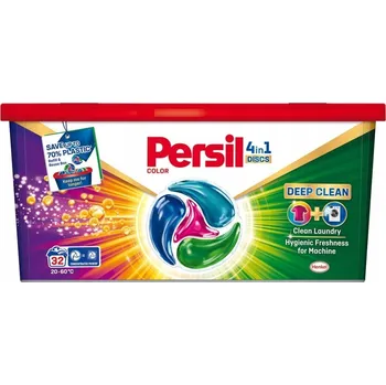 Prací prášek Persil discs 4v1 Color kapsle na praní, 32 ks, 528 g