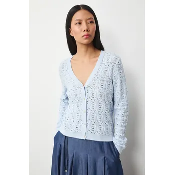 Dámský svetr Bavlněný kardigan Medicine RS26-SWD306 modrá 05X, vel. XL