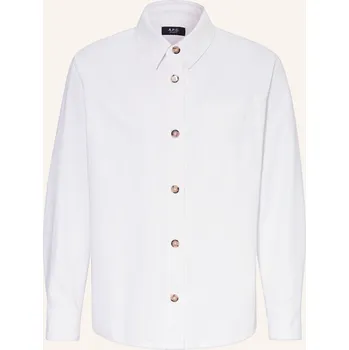 Pánská košile A.P.C. Pánská Košile Relaxed Fit, krémová, 40