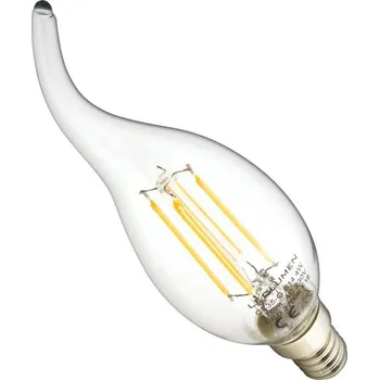 Žárovka Ledlumen LED žárovka 4W 4xCOS Filament E14 470lm TEPLÁ BÍLÁ