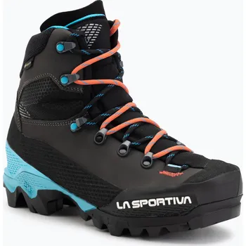 Dámská treková obuv Dámské turistické boty La Sportiva Aequilibrium LT GTX black/hibiscus