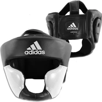 Chránič hlavy na box a bojový sport Adidas boxerská helma Response, bílo-černá M