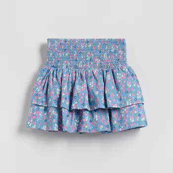 Dívčí sukně Reserved - GIRLS` SHORTS - modrá - 515IB-55X - 515IB-55X-U14