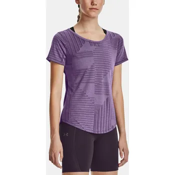 Dámské tričko Under Armour Dámské tričko Streaker Deco Diamond SS 1376814-571 Fialová XS