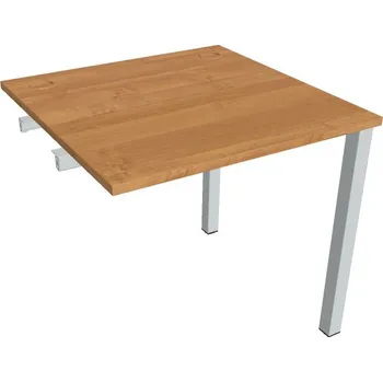 Psací stůl Stůl pracovní US 800 R řetězící rovné - OLŠE , ŠEDÁ