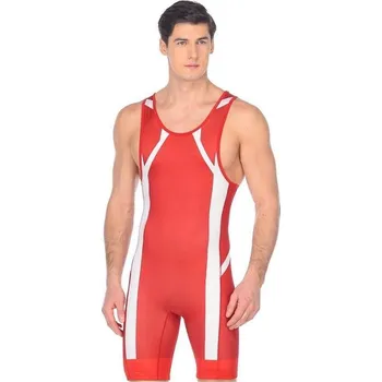 Asics zápasnický dres, červený S