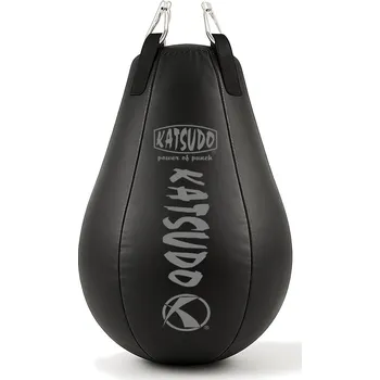 Boxovací pytel Katsudo kožený boxovací pytel Hruška 68x90, černý