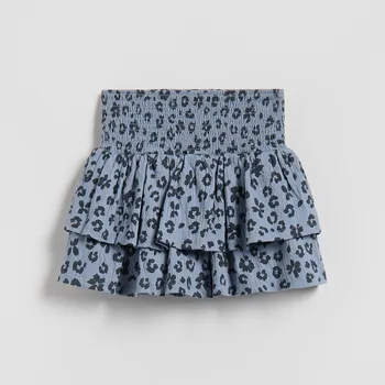 Dívčí sukně Reserved - GIRLS` SHORTS - ocelově modrá - 515IB-95X - 515IB-95X-U15