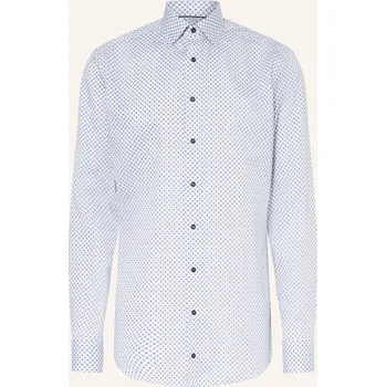 Pánská košile Olymp Pánská Košile Luxor Modern Fit, bílá / velbloudí /...