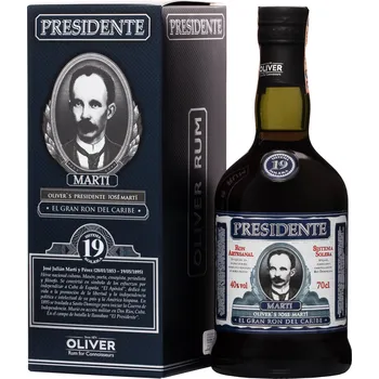 Rum Presidente Marti 19 letý - původní design 40% 0,7l