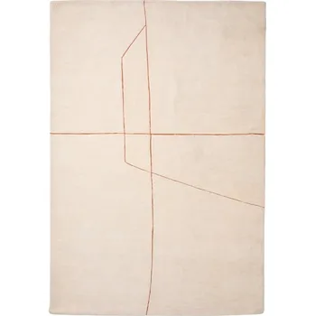 Koberec Kave Home Béžový koberec Delide 160 x 230 cm