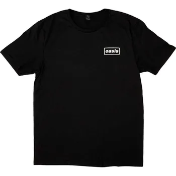 Pánské tričko Oasis Tričko Some Mightay Lyric Back Print Unisex Black M