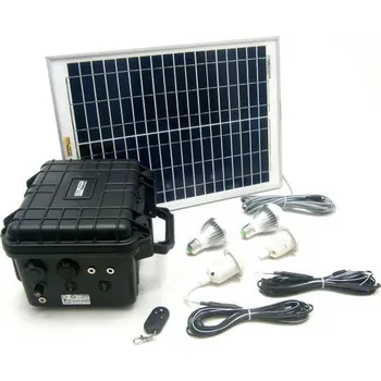 solární set 20W solární systém monokrystalický s akumulátorem