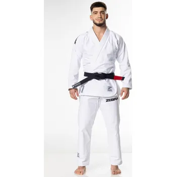 Zebra BJJ kimono GI Guerreiro 350g, bílé 180cm