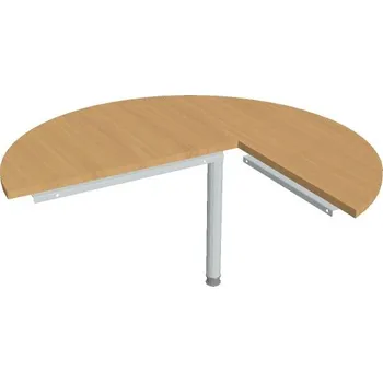 Psací stůl Stůl jednací levý - CP 22 L P - BUK , ŠEDÁ Ral 9006